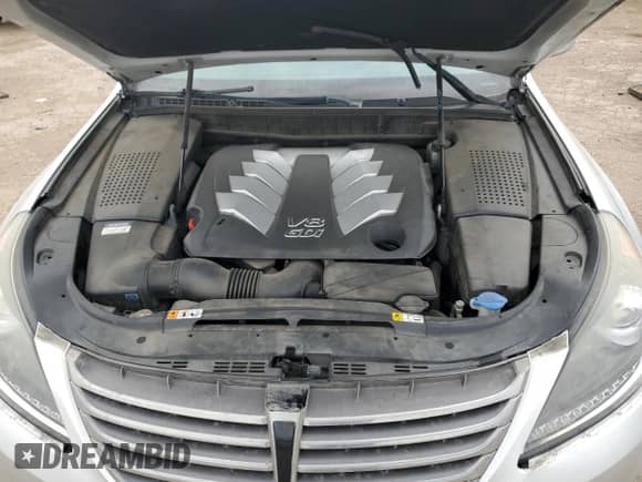 2014 Hyundai Equus Signature z VIN KMHGH4JH1EU078527, wystawiony jako Copart lot #51106305 z przebiegiem Nie podano mil oraz Szkoda całkowita • Salvage title. Historia ofert i sprzedaży dostępna na DreamBid. Obrazek 11.