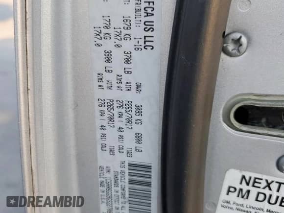 2016 Ram 1500 SLT z VIN 1C6RR6GG9GS227082, wystawiony jako Copart lot #81400925 z przebiegiem 185 664 mil mil oraz Czysty tytuł • Clean title. Historia ofert i sprzedaży dostępna na DreamBid. Obrazek 12.