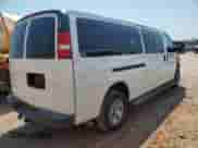 2023 Chevrolet Express Passenger LS with VIN 1GAZGNFP6P1175077, listed as a Copart auction lot 67916425 with 48,123 mi miles and Salvage title. Bid and sale history available at DreamBid. Image 3.
