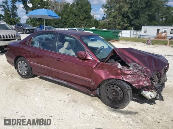 2003 Hyundai Sonata with VIN KMHWF25S73A716418, listed as a Copart auction lot 72783504 with 118,206 mi miles and Salvage title. Bid and sale history available at DreamBid. Image 4.
