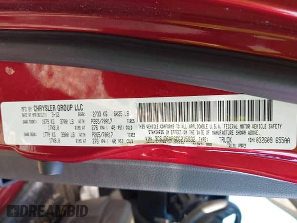 2012 Ram 1500 ST с VIN 3C6JD6AP6CG215932, выставлен на аукционе IAAI как лот 42437686 с пробегом 187 206 миль миль и . История ставок и продаж доступна на DreamBid. Изображение 9.