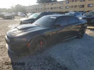 2019 Dodge Charger SRT Hellcat with VIN 2C3CDXL95KH571720, listed as a Copart auction lot 80226195 with 83,393 mi miles and Clean title. Bid and sale history available at DreamBid. Image 1.