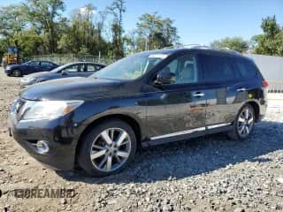 2015 Nissan Pathfinder Platinum with VIN 5N1AR2MM0FC612057, listed as a Copart auction lot 86277575 with 175,110 mi miles and Clean title. Bid and sale history available at DreamBid. Image 1.