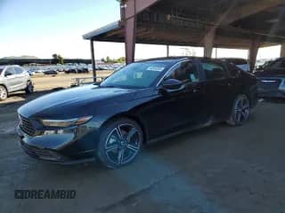 2025 Honda Accord Sport with VIN 1HGCY2F54SA013014, listed as a Copart auction lot 44540205 with 852 mi miles and Salvage title. Bid and sale history available at DreamBid. Image 1.