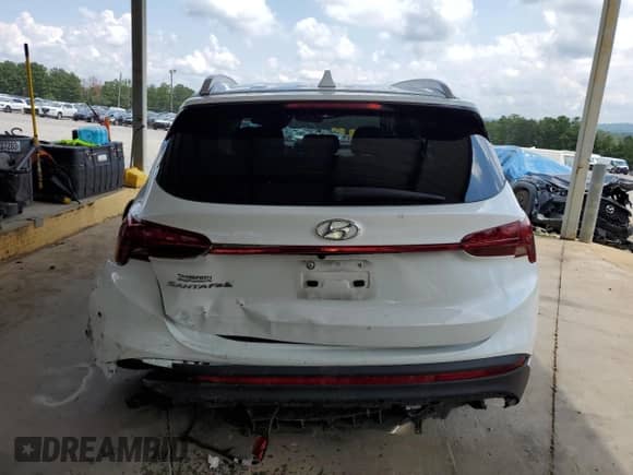 2022 Hyundai Santa Fe XRT with VIN 5NMS64AJ3NH406223, listed as a Copart auction lot 70181555 with 55,608 mi miles and Salvage title. Bid and sale history available at DreamBid. Image 6.