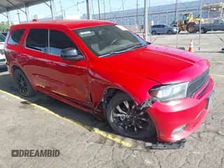 2019 Dodge Durango GT Plus with VIN 1C4RDJDG3KC525483, listed as a IAAI auction lot 42827208 with 106,587 mi miles and . Bid and sale history available at DreamBid. Image 1.