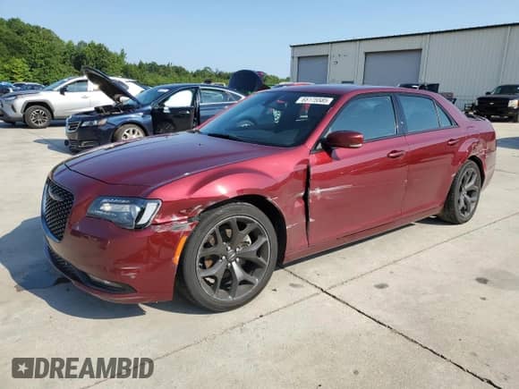 2023 Chrysler 300 S with VIN 2C3CCABG0PH561104, listed as a Copart auction lot 65175585 with 59,533 mi miles and Salvage title. Bid and sale history available at DreamBid. Image 1.
