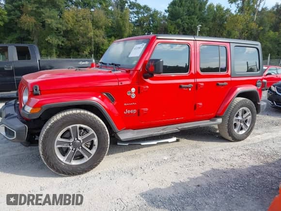 2021 Jeep Wrangler Unlimited Sahara High Altitude с VIN 1C4HJXEN8MW624113, выставлен на аукционе IAAI как лот 43218017 с пробегом 92 538 миль миль и . История ставок и продаж доступна на DreamBid. Изображение 15.