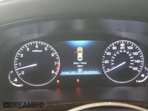 2015 Hyundai Equus Signature с VIN KMHGH4JH6FU093395, выставлен на аукционе Copart как лот 81837505 с пробегом 155 745 миль миль и Списание • Salvage title. История ставок и продаж доступна на DreamBid. Изображение 9.