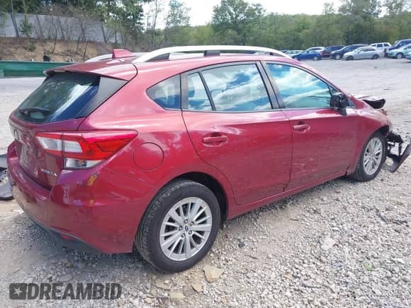 2018 Subaru Impreza Premium с VIN 4S3GTAB65J3705793, выставлен на аукционе IAAI как лот 43107271 с пробегом 54 085 миль миль и . История ставок и продаж доступна на DreamBid. Изображение 4.