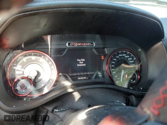 2019 Ram 1500 Rebel with VIN 1C6RRFEG9KN840829, listed as a Copart auction lot 64584535 with 83,042 mi miles and Salvage title. Bid and sale history available at DreamBid. Image 9.