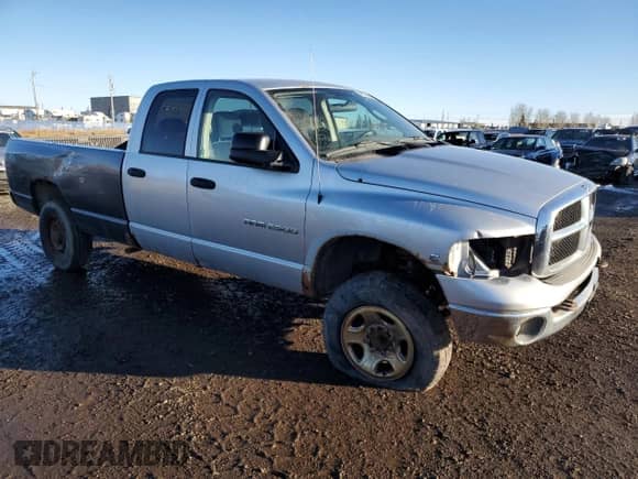 2005 Dodge 2500 SLT with VIN 3D7KS28C15G832839, listed as a Copart auction lot 46579395 with 252,547 mi miles and Salvage title. Bid and sale history available at DreamBid. Image 4.
