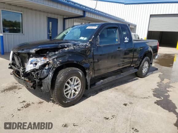 2017 Nissan Frontier SV with VIN 1N6AD0CW1HN768039, listed as a Copart auction lot 80898575 with 87,496 mi miles and Salvage title. Bid and sale history available at DreamBid. Image 1.