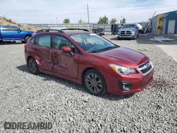 2014 Subaru Impreza Special Sports Limited with VIN JF1GPAR61E8263491, listed as a Copart auction lot 81258985 with 60,882 mi miles and Salvage title. Bid and sale history available at DreamBid. Image 4.