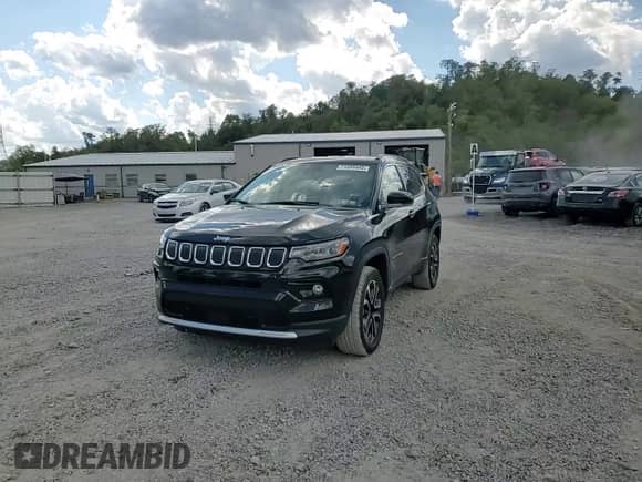 2022 Jeep Compass (RED) Edition with VIN 3C4NJDCB8NT113406, listed as a Copart auction lot 71039445 with 24,755 mi miles and Salvage title. Bid and sale history available at DreamBid. Image 15.