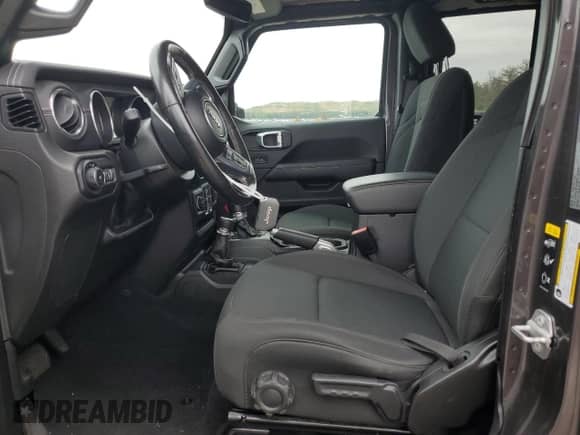 2022 Jeep Wrangler Unlimited Sahara с VIN 1C4HJXEN0NW110192, выставлен на аукционе Copart как лот 61589665 с пробегом 32 965 миль миль и Списание • Salvage title. История ставок и продаж доступна на DreamBid. Изображение 7.