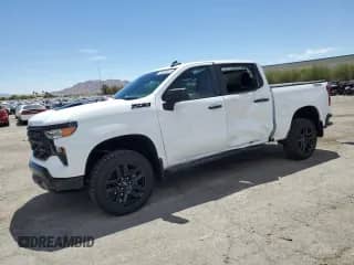 2024 Chevrolet Silverado 1500 Custom Trail Boss with VIN 3GCUDCE87RG454311, listed as a Copart auction lot 66486955 with 3,402 mi miles and Salvage title. Bid and sale history available at DreamBid. Image 1.