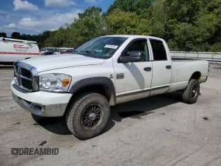 2007 Dodge 2500 SLT with VIN 1D7KS28A67J600706, listed as a Copart auction lot 54299495 with 373,717 mi miles and Salvage title. Bid and sale history available at DreamBid. Image 1.