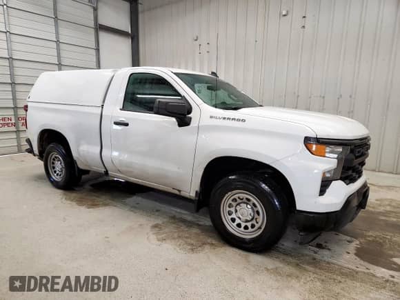2023 Chevrolet Silverado 1500 Work Truck with VIN 3GCNAAEK8PG350761, listed as a Copart auction lot 71871005 with 113,066 mi miles and Clean title. Bid and sale history available at DreamBid. Image 4.