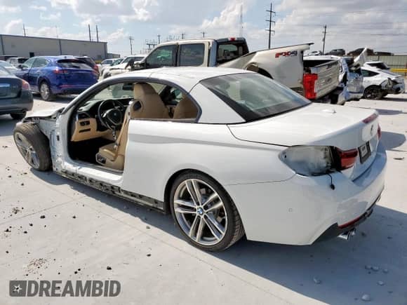 2020 BMW 4 Series 430i with VIN WBA4Z1C02L5N35781, listed as a Copart auction lot 64826005 with 31,832 mi miles and Salvage title. Bid and sale history available at DreamBid. Image 2.