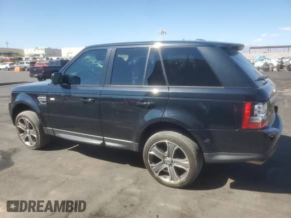 2012 Land Rover Range Rover Sport SC with VIN SALSH2E49CA720607, listed as a Copart auction lot 80577895 with 80,156 mi miles and Salvage title. Bid and sale history available at DreamBid. Image 2.