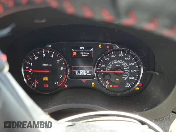 2020 Subaru WRX with VIN JF1VA1A61L9810559, listed as a Copart auction lot 71215395 with 84,597 mi miles and Salvage title. Bid and sale history available at DreamBid. Image 9.