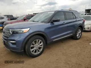 2021 Ford Explorer Limited z VIN 1FMSK8FH0MGB43876, wystawiony jako Copart lot #68814815 z przebiegiem 39 464 mil mil oraz Szkoda całkowita • Salvage title. Historia ofert i sprzedaży dostępna na DreamBid. Obrazek 1.