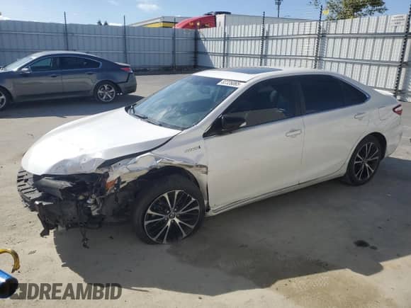 2017 Toyota Camry Hybrid XLE с VIN 4T1BD1FK5HU221640, выставлен на аукционе Copart как лот 82326065 с пробегом 80 588 миль миль и Списание • Salvage title. История ставок и продаж доступна на DreamBid. Изображение 1.