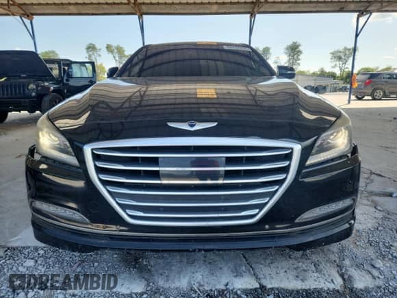 2015 Hyundai Genesis 5.0L z VIN KMHGN4JF3FU016877, wystawiony jako Copart lot #80222235 z przebiegiem 149 014 mil mil oraz Czysty tytuł • Clean title. Historia ofert i sprzedaży dostępna na DreamBid. Obrazek 5.