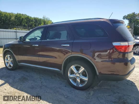 2012 Dodge Durango Citadel with VIN 1C4RDHEG0CC130055, listed as a Copart auction lot 70484864 with 134,662 mi miles and Salvage title. Bid and sale history available at DreamBid. Image 2.