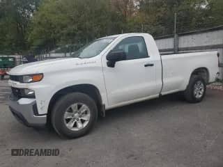 2021 Chevrolet Silverado 1500 Work Truck with VIN 3GCNWAEF2MG210835, listed as a Copart auction lot 84967475 with 110,859 mi miles and Clean title. Bid and sale history available at DreamBid. Image 1.