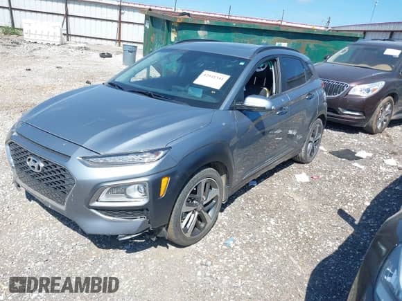 2021 Hyundai Kona Ultimate with VIN KM8K53A50MU670860, listed as a IAAI auction lot 42541341 with 37,110 mi miles and . Bid and sale history available at DreamBid. Image 17.