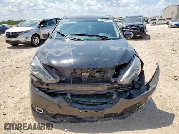 2017 Nissan Sentra SR with VIN 3N1AB7AP4HY224525, listed as a Copart auction lot 71418035 with 59,724 mi miles and Salvage title. Bid and sale history available at DreamBid. Image 5.