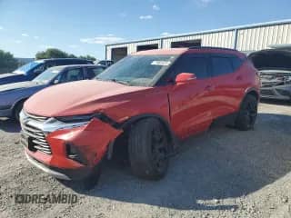 2019 Chevrolet Blazer with VIN 3GNKBGRS1KS589725, listed as a Copart auction lot 71661375 with 102,408 mi miles and Salvage title. Bid and sale history available at DreamBid. Image 1.