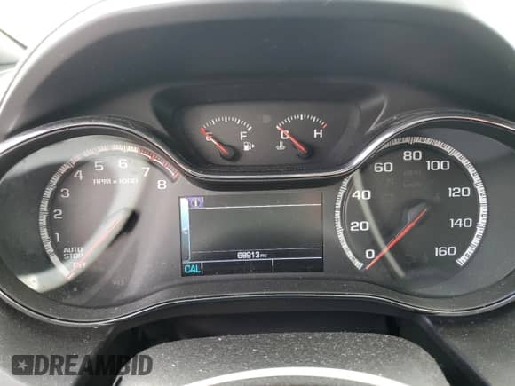 2017 Chevrolet Cruze Premier with VIN 1G1BF5SM4H7141847, listed as a Copart auction lot 69916315 with 68,913 mi miles and Salvage title. Bid and sale history available at DreamBid. Image 9.