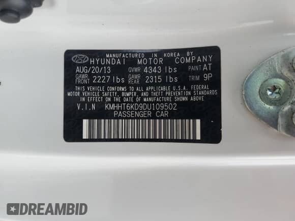 2013 Hyundai Genesis Coupe R-Spec с VIN KMHHT6KD9DU109502, выставлен на аукционе Copart как лот 52364895 с пробегом 98 387 миль миль и Списание • Salvage title. История ставок и продаж доступна на DreamBid. Изображение 12.