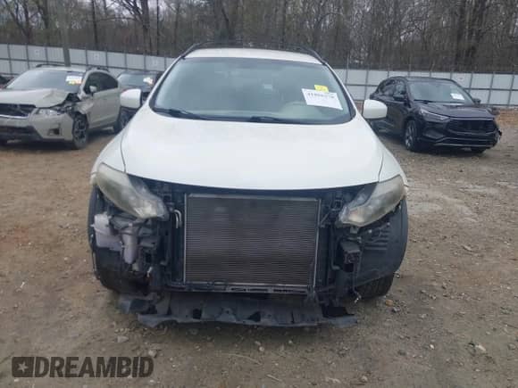 2009 Nissan Murano S with VIN JN8AZ18U09W027219, listed as a IAAI auction lot 41866278 with 201,500 mi miles and . Bid and sale history available at DreamBid. Image 6.