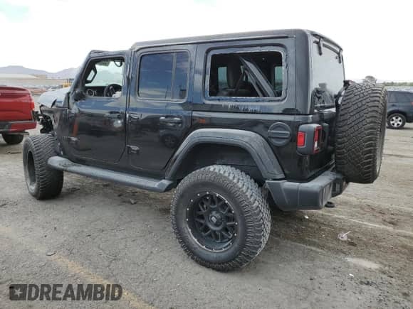 2021 Jeep Wrangler Unlimited Sahara Altitude z VIN 1C4HJXEN0MW853661, wystawiony jako Copart lot #53398555 z przebiegiem 38 286 mil mil oraz Szkoda całkowita • Salvage title. Historia ofert i sprzedaży dostępna na DreamBid. Obrazek 2.