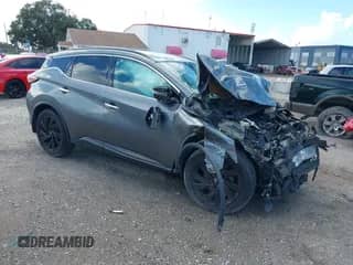 2018 Nissan Murano SV with VIN 5N1AZ2MG6JN114176, listed as a IAAI auction lot 43353238 with 156,448 mi miles and . Bid and sale history available at DreamBid. Image 1.