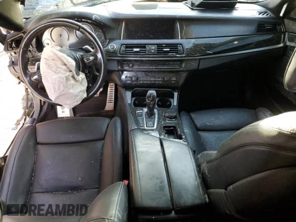 2016 BMW 5 Series 550i xDrive with VIN WBAKP9C53GD980985, listed as a Copart auction lot 52560325 with Not provided miles and Salvage title. Bid and sale history available at DreamBid. Image 8.