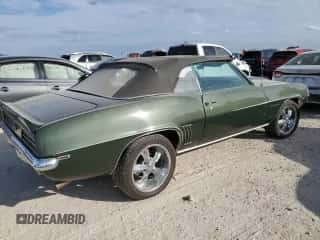 1969 Chevrolet Camaro with VIN 1Z4679N683381, listed as a Copart auction lot 76675504 with 54,283 mi miles and Salvage title. Bid and sale history available at DreamBid. Image 3.