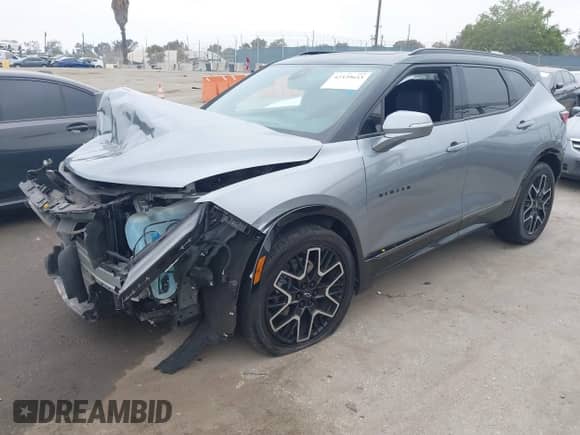 2023 Chevrolet Blazer RS с VIN 3GNKBERS6PS233928, выставлен на аукционе IAAI как лот 42339653 с пробегом 14 655 миль миль и . История ставок и продаж доступна на DreamBid. Изображение 2.