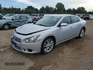 2013 Nissan Maxima SV with VIN 1N4AA5AP8DC834280, listed as a Copart auction lot 66376855 with 92,737 mi miles and Salvage title. Bid and sale history available at DreamBid. Image 1.