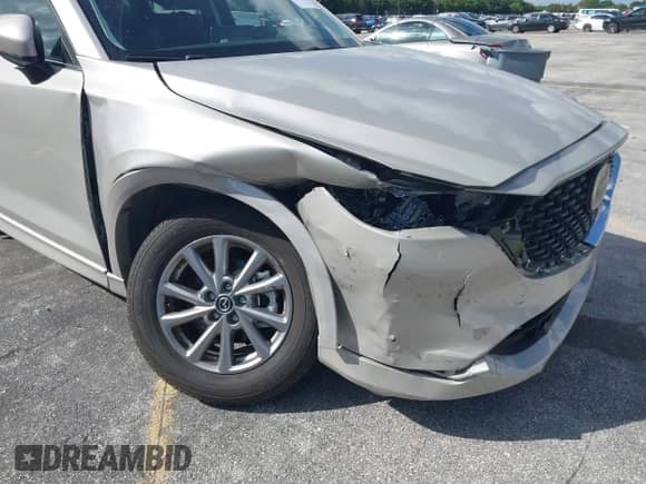 2025 Mazda CX-5 S Select with VIN JM3KFBBL9S0683367, listed as a IAAI auction lot 43545055 with 12,620 mi miles and . Bid and sale history available at DreamBid. Image 6.