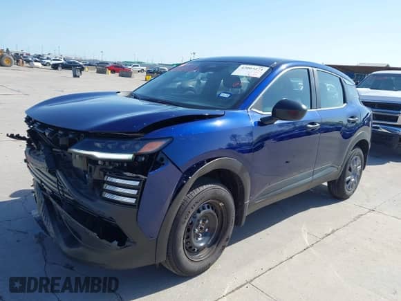 2025 Nissan Kicks S with VIN 3N8AP6BA9SL342579, listed as a IAAI auction lot 42003271 with 4,799 mi miles and . Bid and sale history available at DreamBid. Image 2.