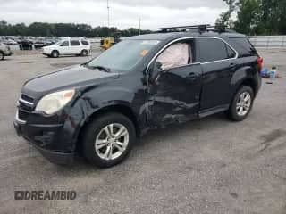 2012 Chevrolet Equinox 1LT with VIN 2GNALDEK1C6296775, listed as a Copart auction lot 67598555 with 129,919 mi miles and Salvage title. Bid and sale history available at DreamBid. Image 1.