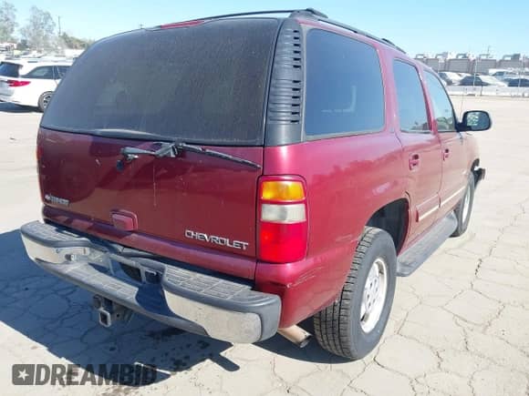 2003 Chevrolet Tahoe LS with VIN 1GNEC13T23R292010, listed as a IAAI auction lot 42723144 with Not provided miles and . Bid and sale history available at DreamBid. Image 4.