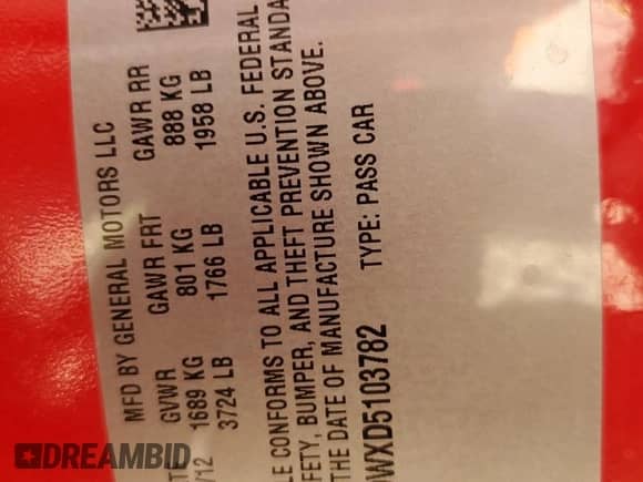 2013 Chevrolet Corvette 1LT z VIN 1G1YE2DWXD5103782, wystawiony jako Copart lot #69299815 z przebiegiem 29 149 mil mil oraz Szkoda całkowita • Salvage title. Historia ofert i sprzedaży dostępna na DreamBid. Obrazek 13.