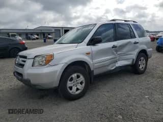 2007 Honda Pilot LX с VIN 5FNYF28147B007166, выставлен на аукционе Copart как лот 64746615 с пробегом 201 653 миль миль и Списание • Salvage title. История ставок и продаж доступна на DreamBid. Изображение 1.