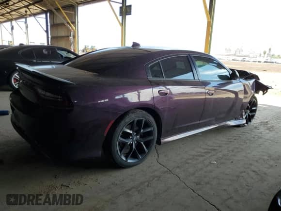 2020 Dodge Charger R/T with VIN 2C3CDXCT7LH153799, listed as a Copart auction lot 80751745 with 50,467 mi miles and Salvage title. Bid and sale history available at DreamBid. Image 3.